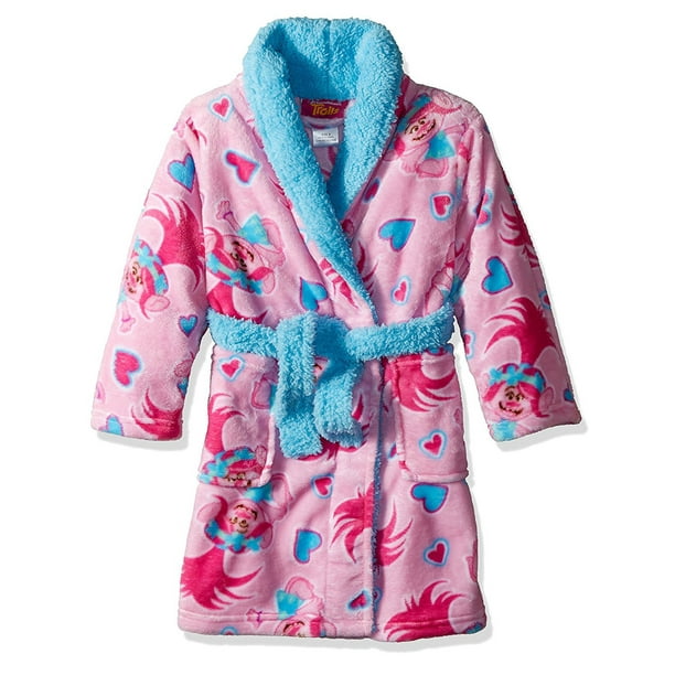 Hello Kitty Girls Size 3T Hearts Luxe Fleece Winter Bathrobe Robe 